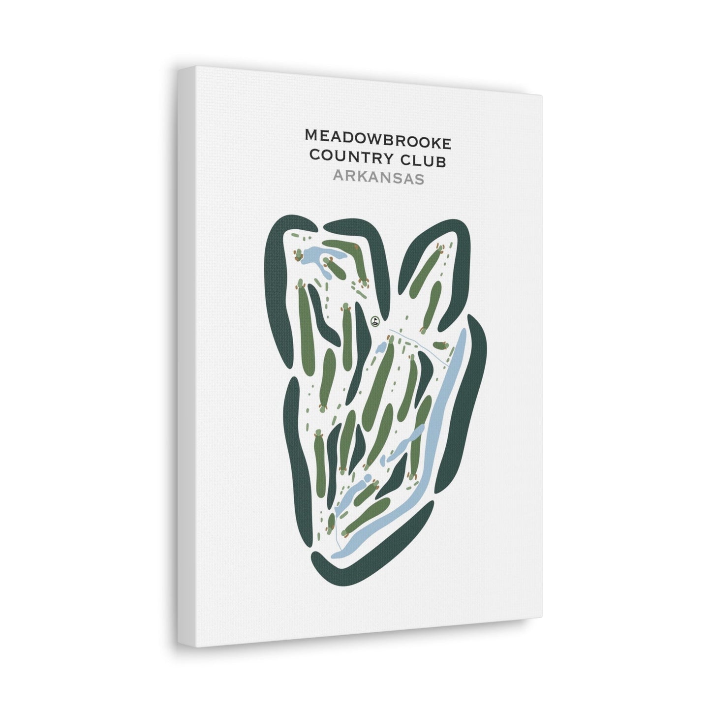 Meadowbrook Country Club, Arkansas - Printed Golf Courses