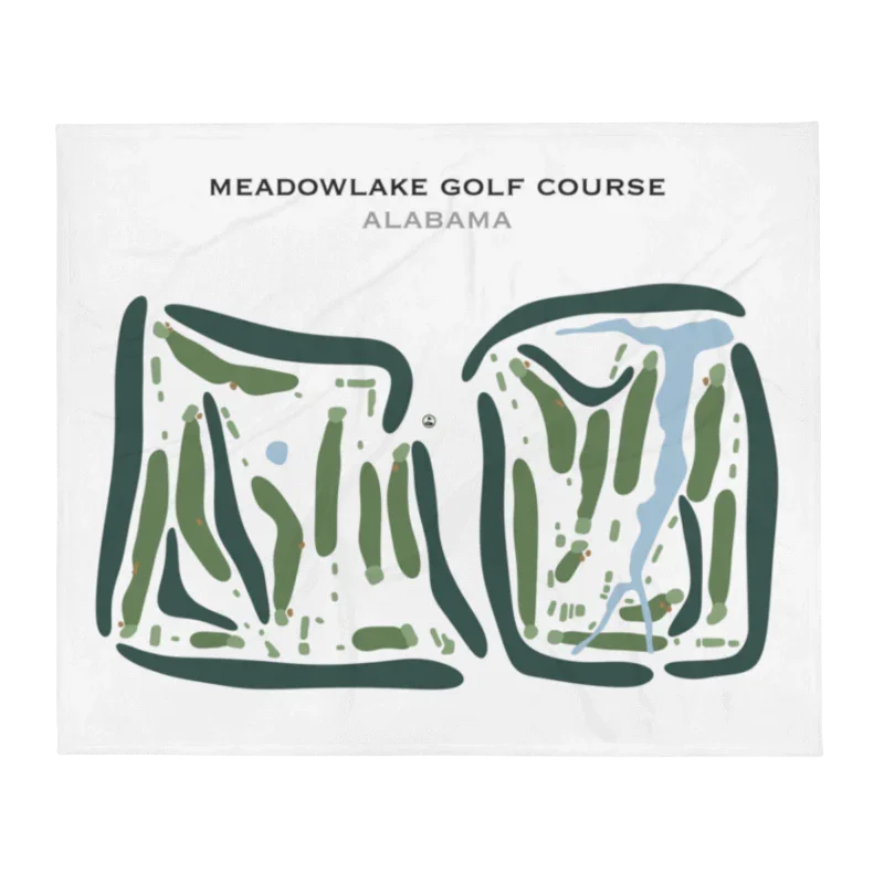 Meadowlake Golf Course, Alabama - Printed Golf Courses