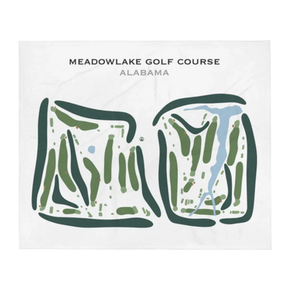 Meadowlake Golf Course, Alabama - Printed Golf Courses