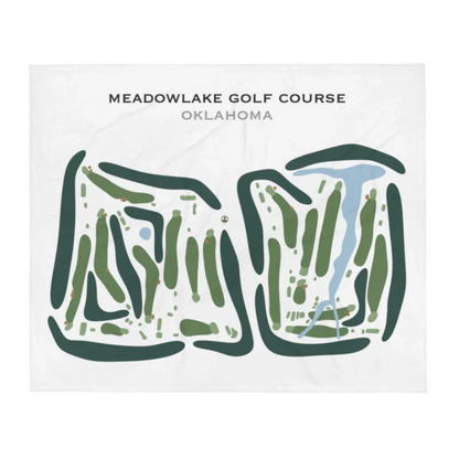 Meadowlake Golf Course, Oklahoma - Printed Golf Courses