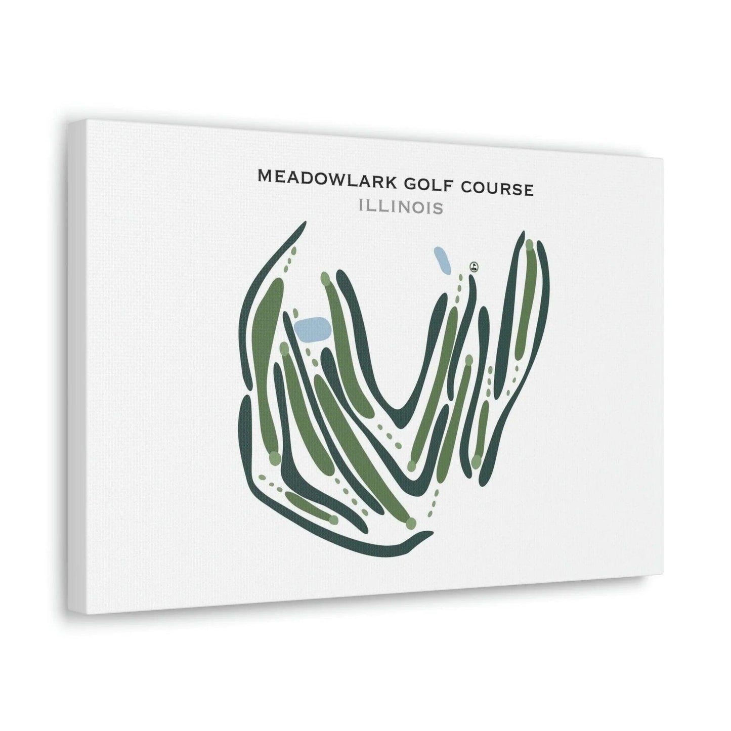 Meadowlark Golf Course, Illinois - Printed Golf Courses