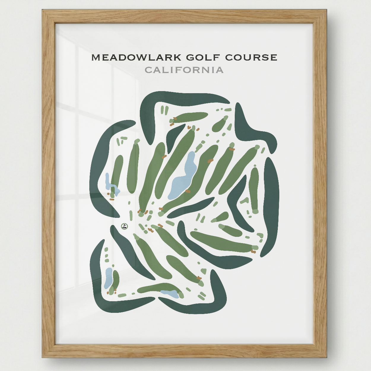Meadowlark Golf Course, California - Printed Golf Courses