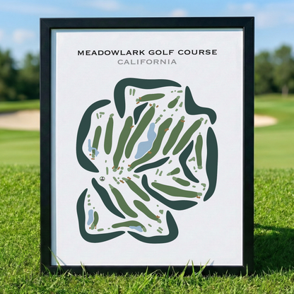Meadowlark Golf Course, California - Printed Golf Courses