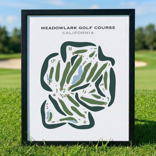 Meadowlark Golf Course, California - Printed Golf Courses