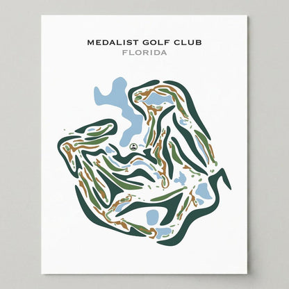 Medalist Golf Club, Florida - Printed Golf Courses