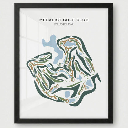 Medalist Golf Club, Florida - Printed Golf Courses