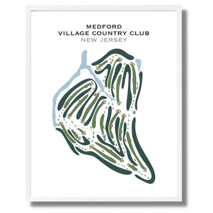 Medford Village Country Club, New Jersey - Printed Golf Courses