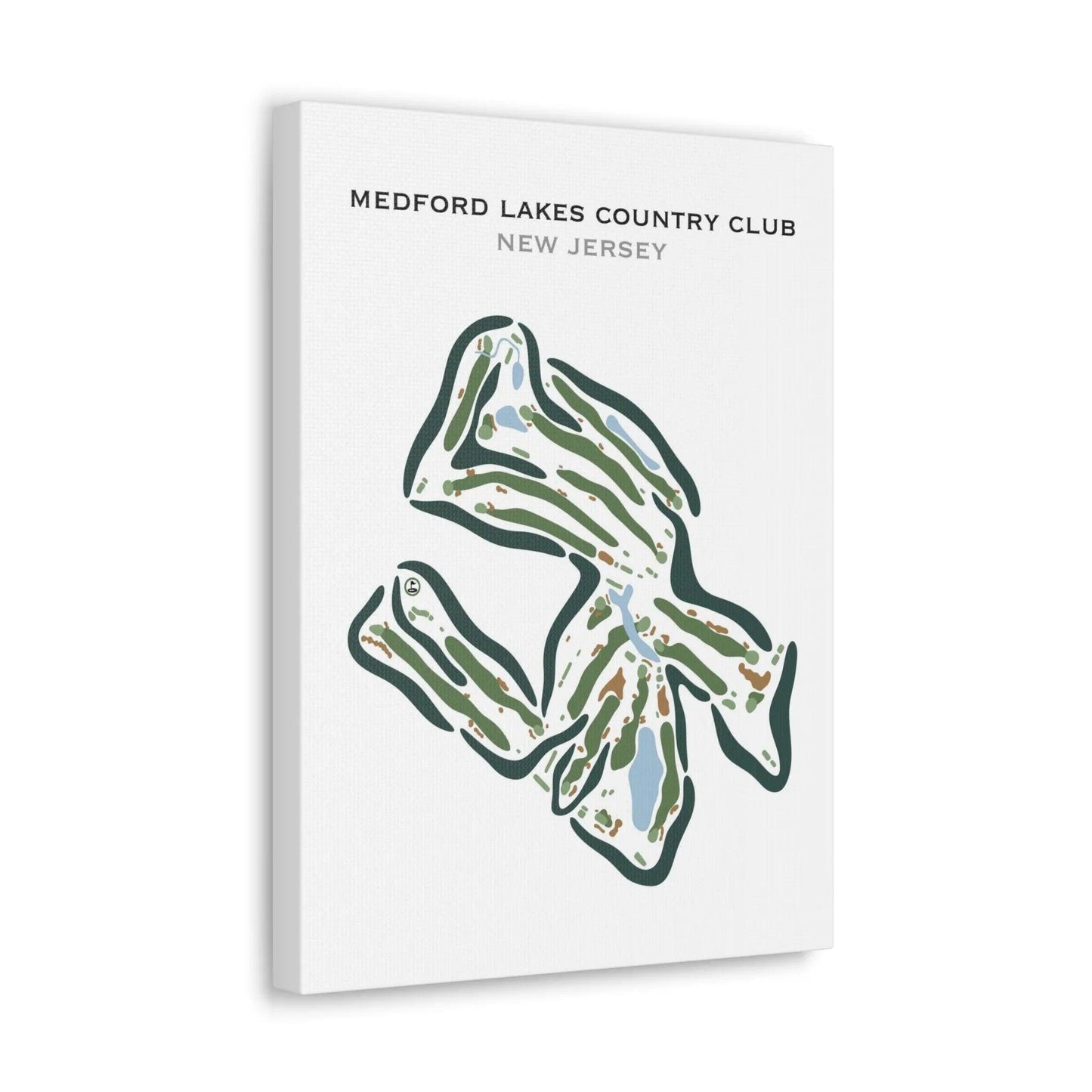 Medford Lakes Country Club, New Jersey - Printed Golf Courses
