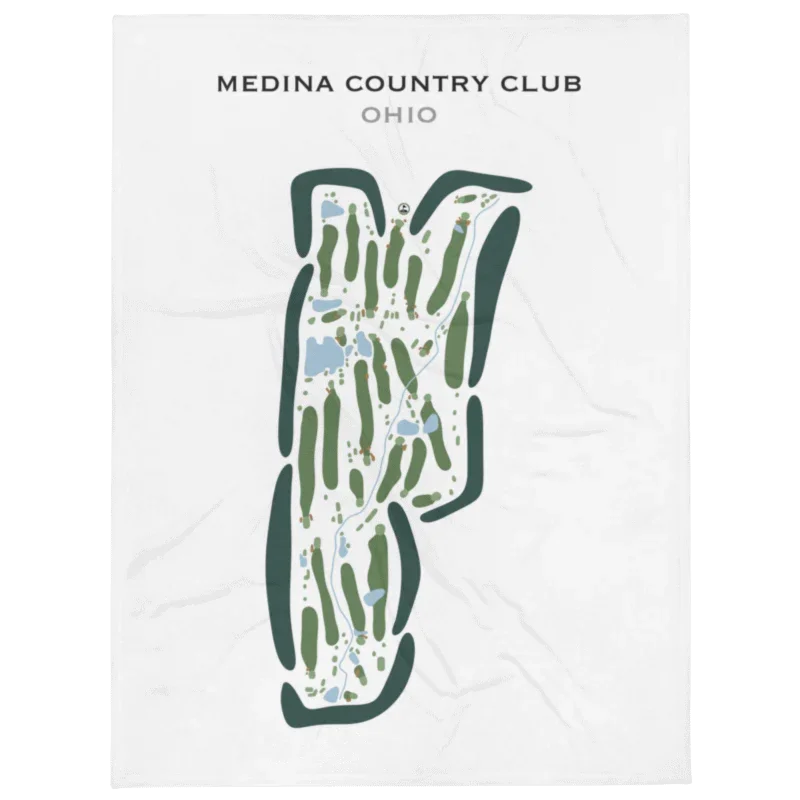 Medina Country Club, Ohio - Printed Golf Courses