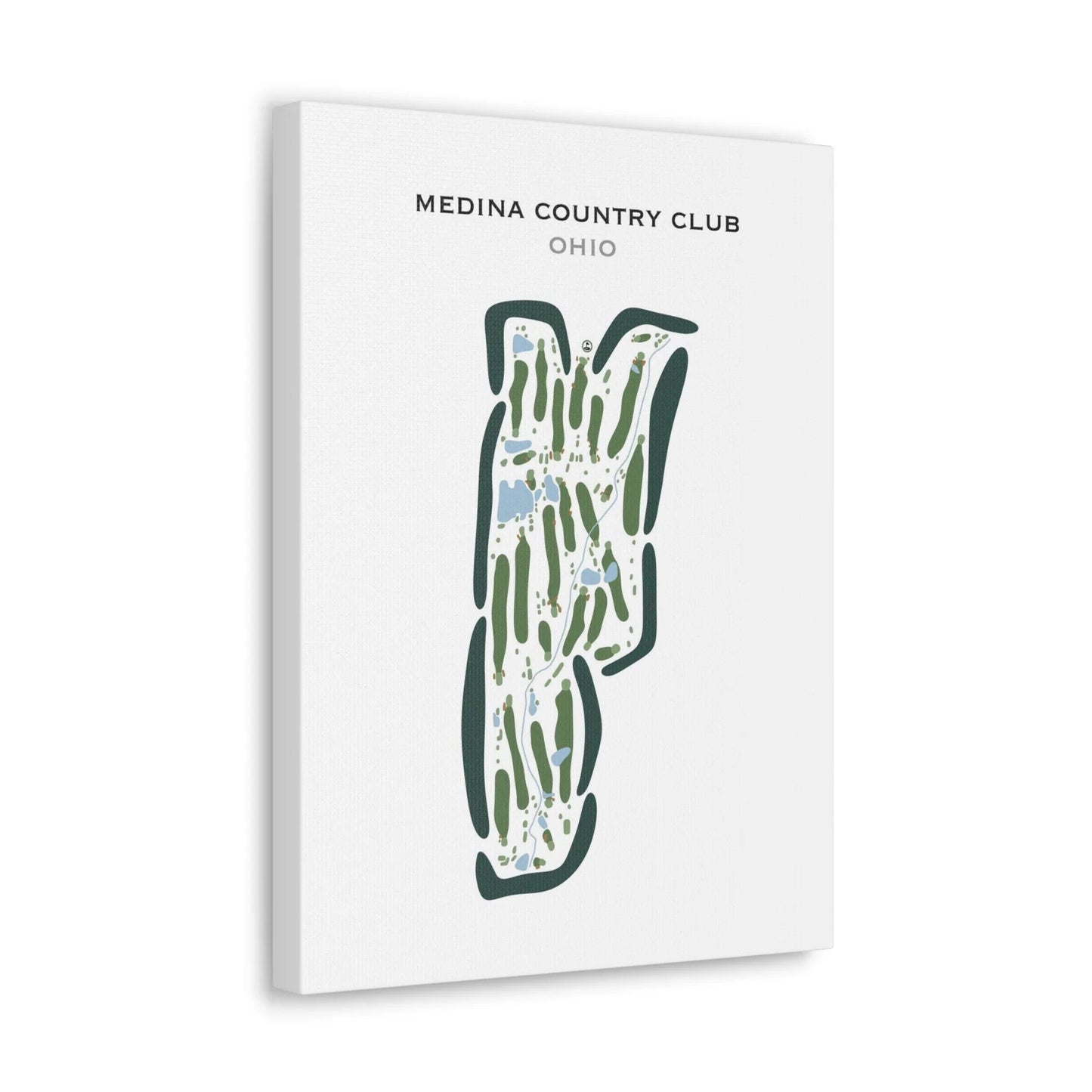 Medina Country Club, Ohio - Printed Golf Courses