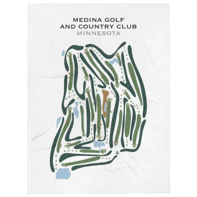 Medina Golf & Country Club, Minnesota - Printed Golf Courses
