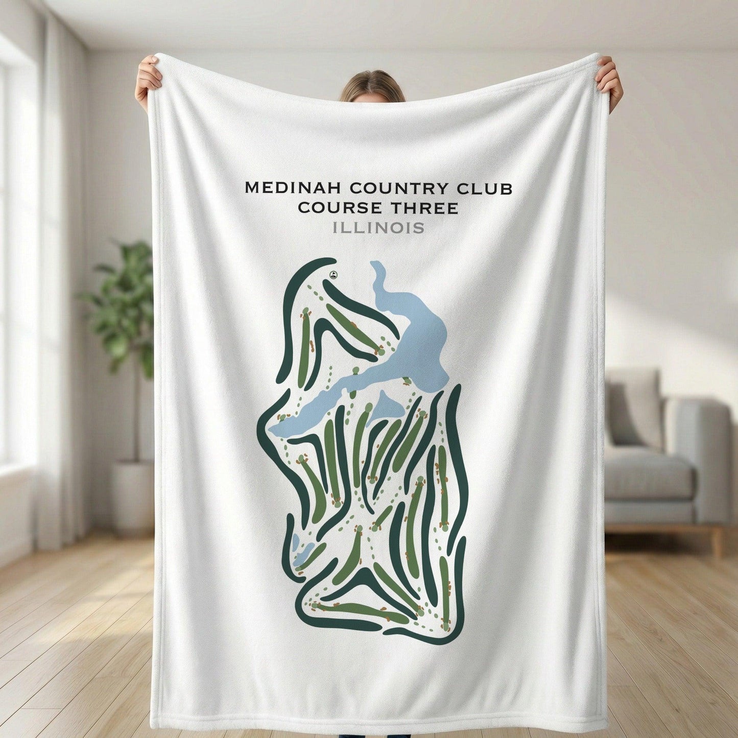 Medinah Country Club Course Three, Illinois - Printed Golf Courses