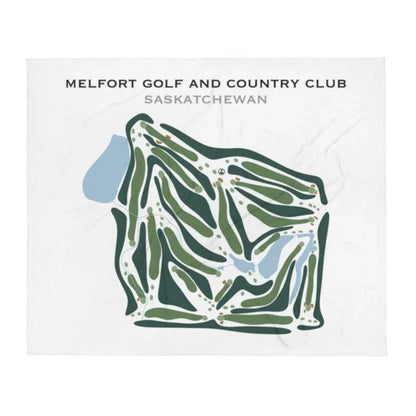 Melfort Golf and Country Club, Saskatchewan - Printed Golf Courses