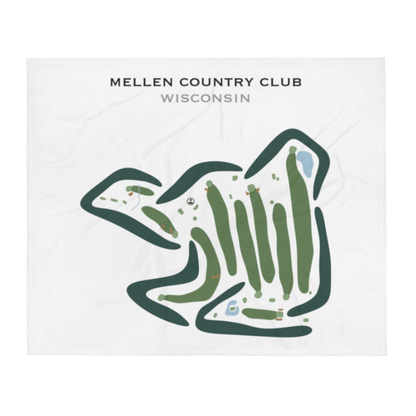 Mellen Country Club, Wisconsin - Printed Golf Courses