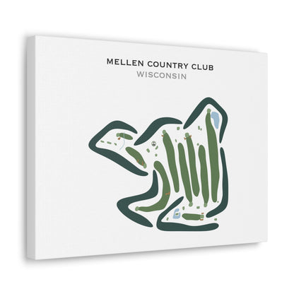 Mellen Country Club, Wisconsin - Printed Golf Courses