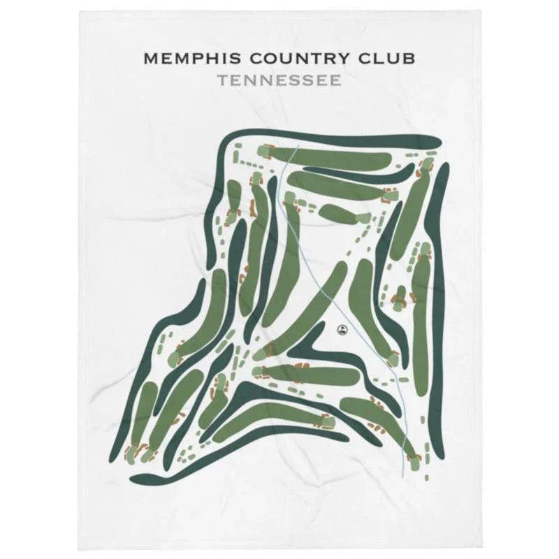 Memphis Country Club, Tennessee - Printed Golf Course