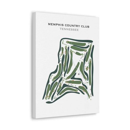 Memphis Country Club, Tennessee - Printed Golf Course