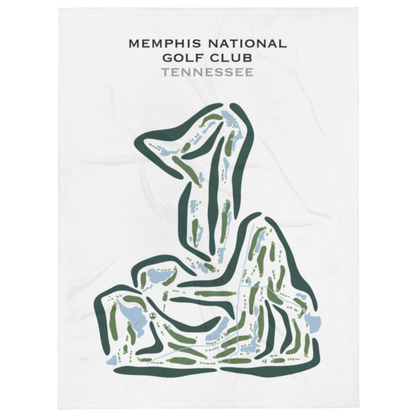 Memphis National Golf Club, Tennessee - Printed Golf Courses