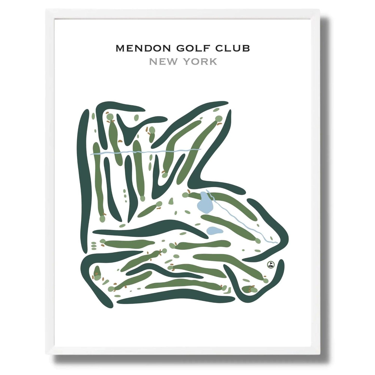 Mendon Golf Club, New York - Printed Golf Courses