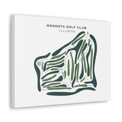 Mendota Golf Club, Illinois - Printed Golf Courses