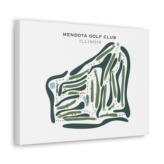 Mendota Golf Club, Illinois - Printed Golf Courses
