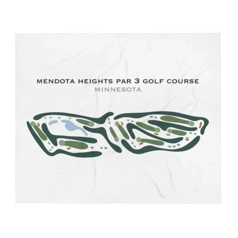 Mendota Heights Par 3 Golf Course, Minnesota - Printed Golf Courses