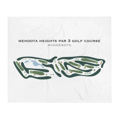 Mendota Heights Par 3 Golf Course, Minnesota - Printed Golf Courses
