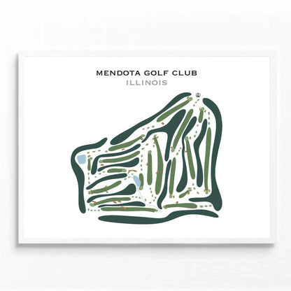 Mendota Golf Club, Illinois - Printed Golf Courses