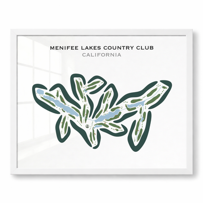 Menifee Lakes Country Club, California - Printed Golf Courses