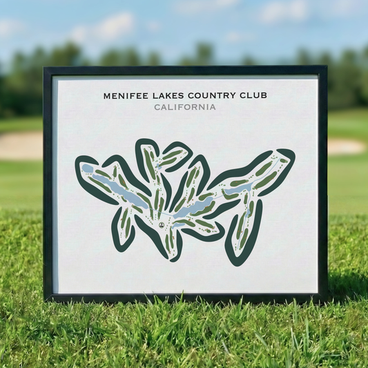 Menifee Lakes Country Club, California - Printed Golf Courses