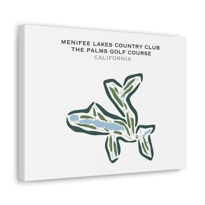 Menifee Lakes Country Club - The Palms Golf Course, California - Printed Golf Courses