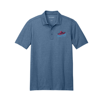 BluesDaddy Golf - Embroidered Pique Blend Polo