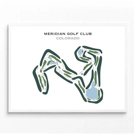 Meridian Golf Club, Colorado - Printed Golf Courses