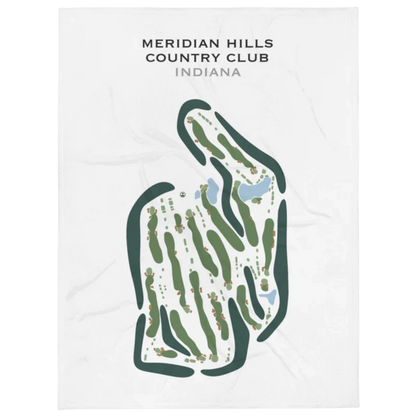Meridian Hills Country Club, Indiana - Printed Golf Courses