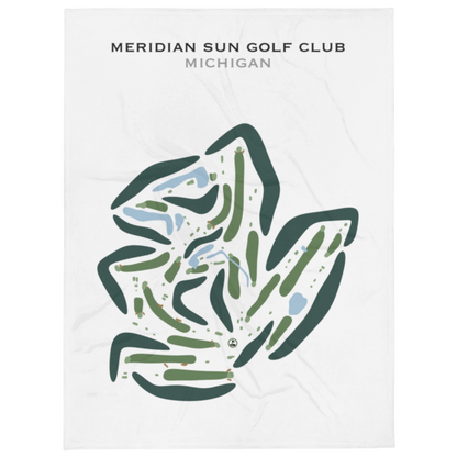 Meridian Sun Golf Club, Michigan - Printed Golf Courses