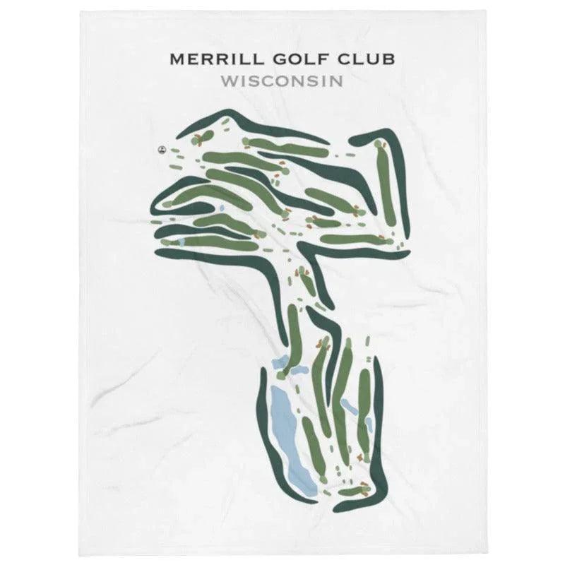 Merrill Golf Club, Wisconsin - Printed Golf Course