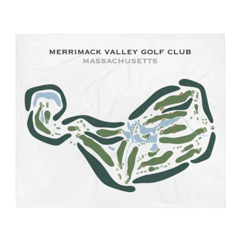 Merrimack Valley Golf Club, Massachusetts - Printed Golf Courses