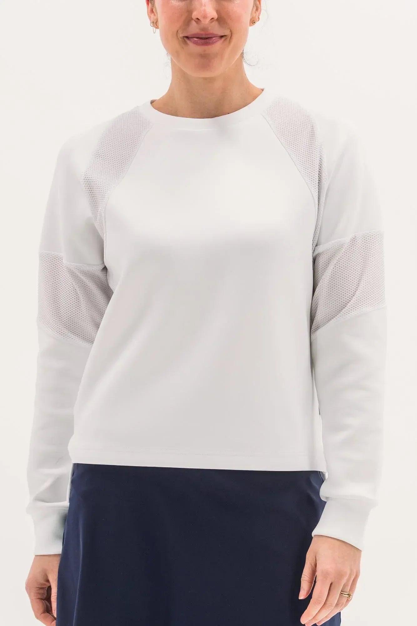 MeshInsetNeopreneLayering-White-Front - GOLF LEAGUE