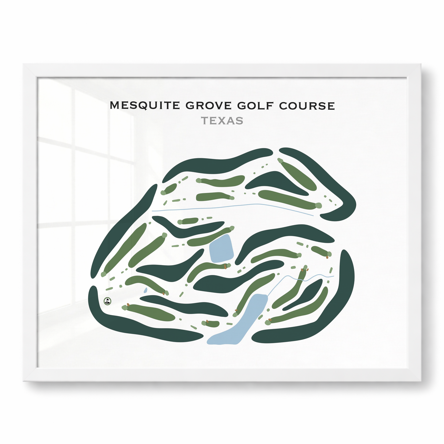 Mesquite Grove Golf Course, Texas - Printed Golf Courses