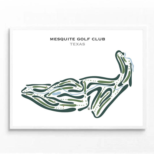 Mesquite Golf Club, Texas - Printed Golf Courses