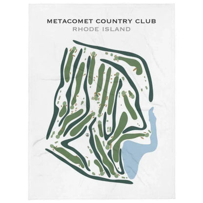 Metacomet Country Club, Rhode Island - Printed Golf Course