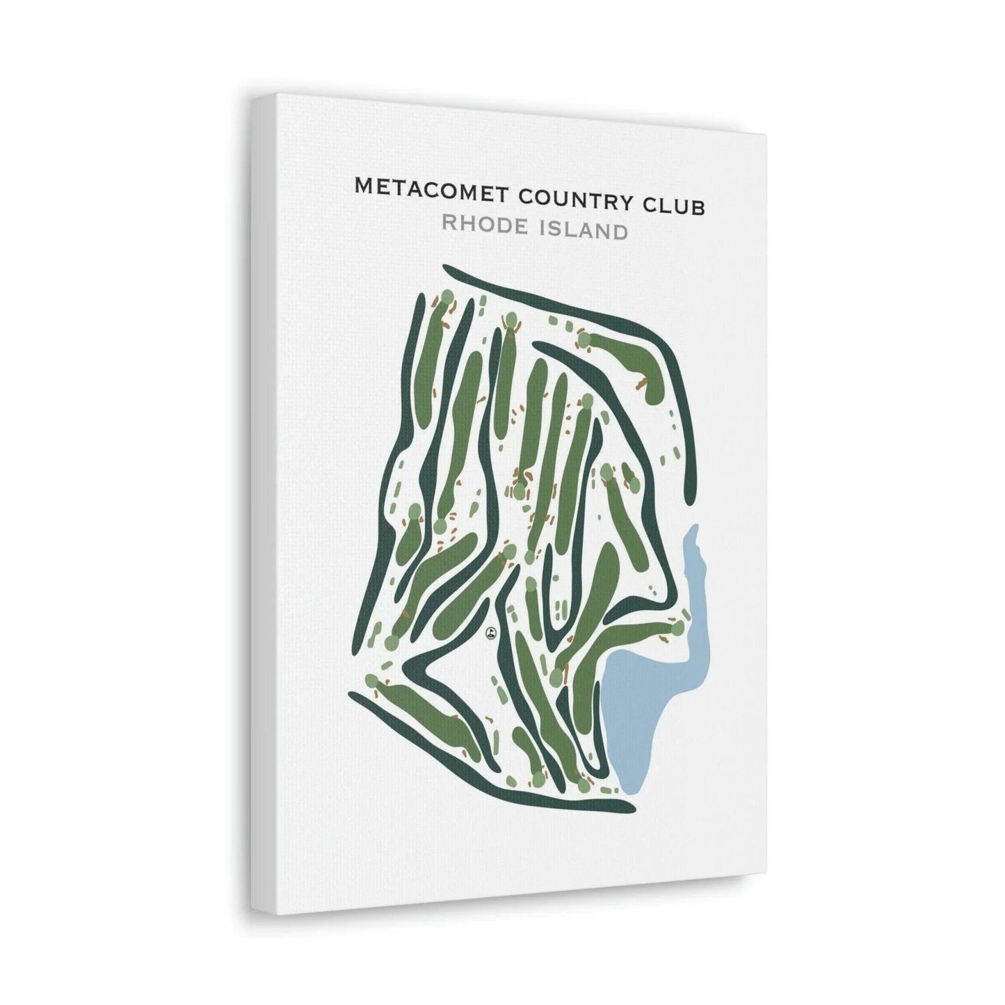 Metacomet Country Club, Rhode Island - Printed Golf Course