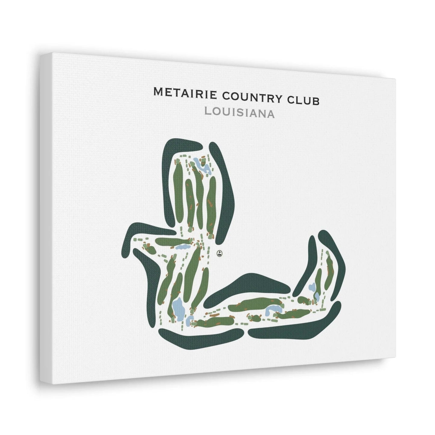 Metairie Country Club, Louisiana - Printed Golf Courses