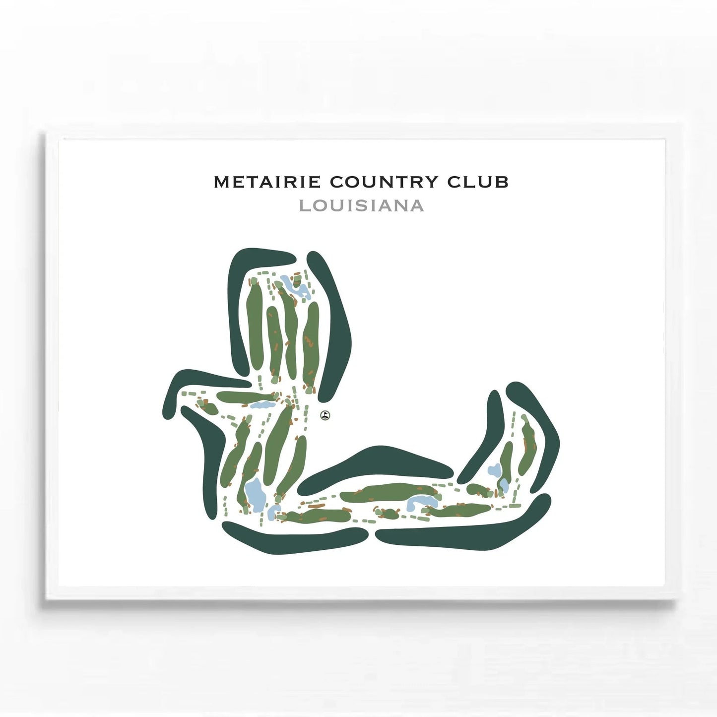 Metairie Country Club, Louisiana - Printed Golf Courses