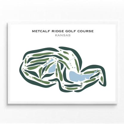 Metcalf Ridge Golf Course, Kansas - Printed Golf Courses