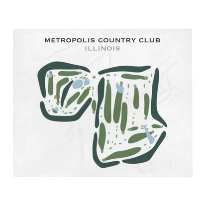 Metropolis Country Club, Illinois - Printed Golf Courses