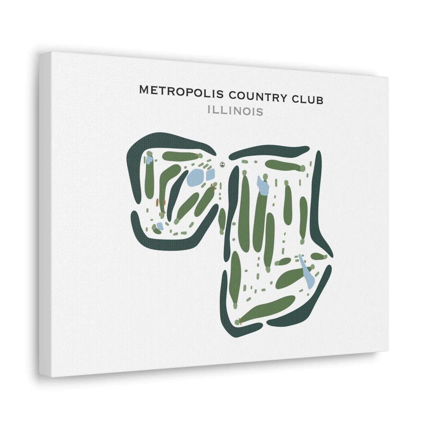 Metropolis Country Club, Illinois - Printed Golf Courses