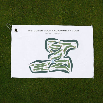 Metuchen Golf and Country Club, New Jersey - Printed Golf Courses
