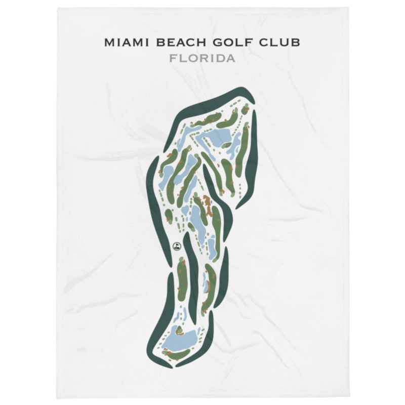 Miami Beach Golf Club, Florida - Printed Golf Courses