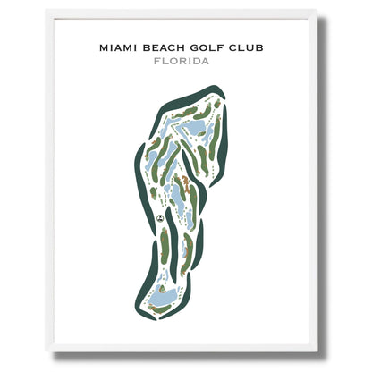 Miami Beach Golf Club, Florida - Printed Golf Courses